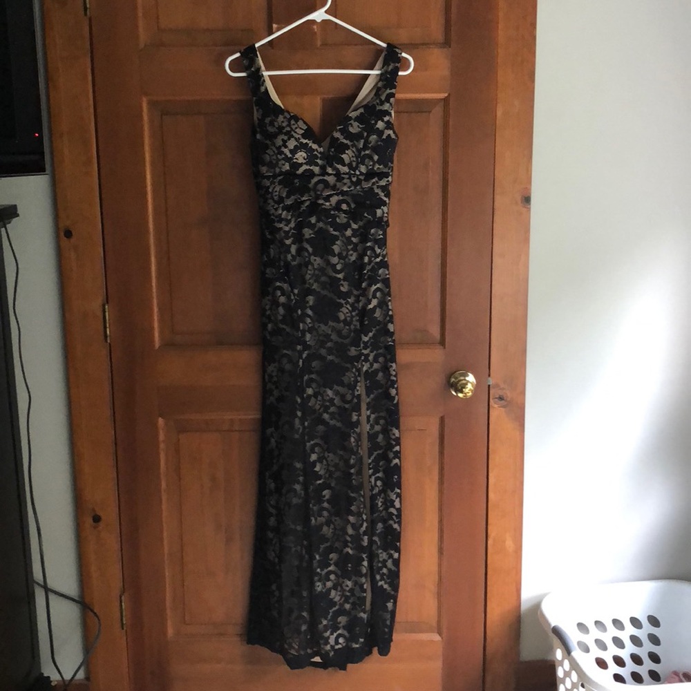 Black lace/crochet dress